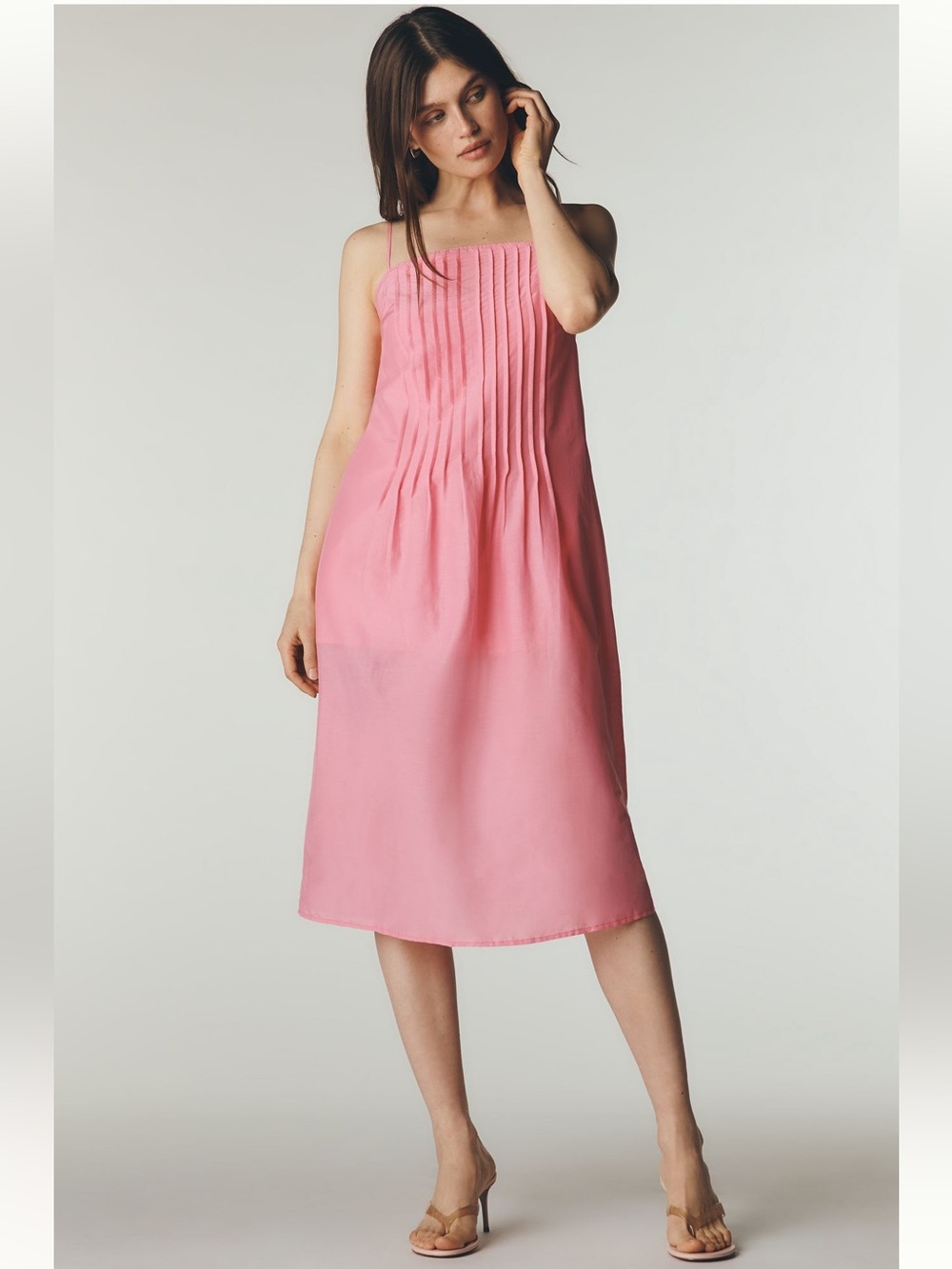 NWT Anthropologie Pistola Victoria Midi Dress in Azalea